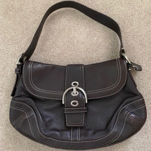 Coach brown Soho Leather shoulder bag